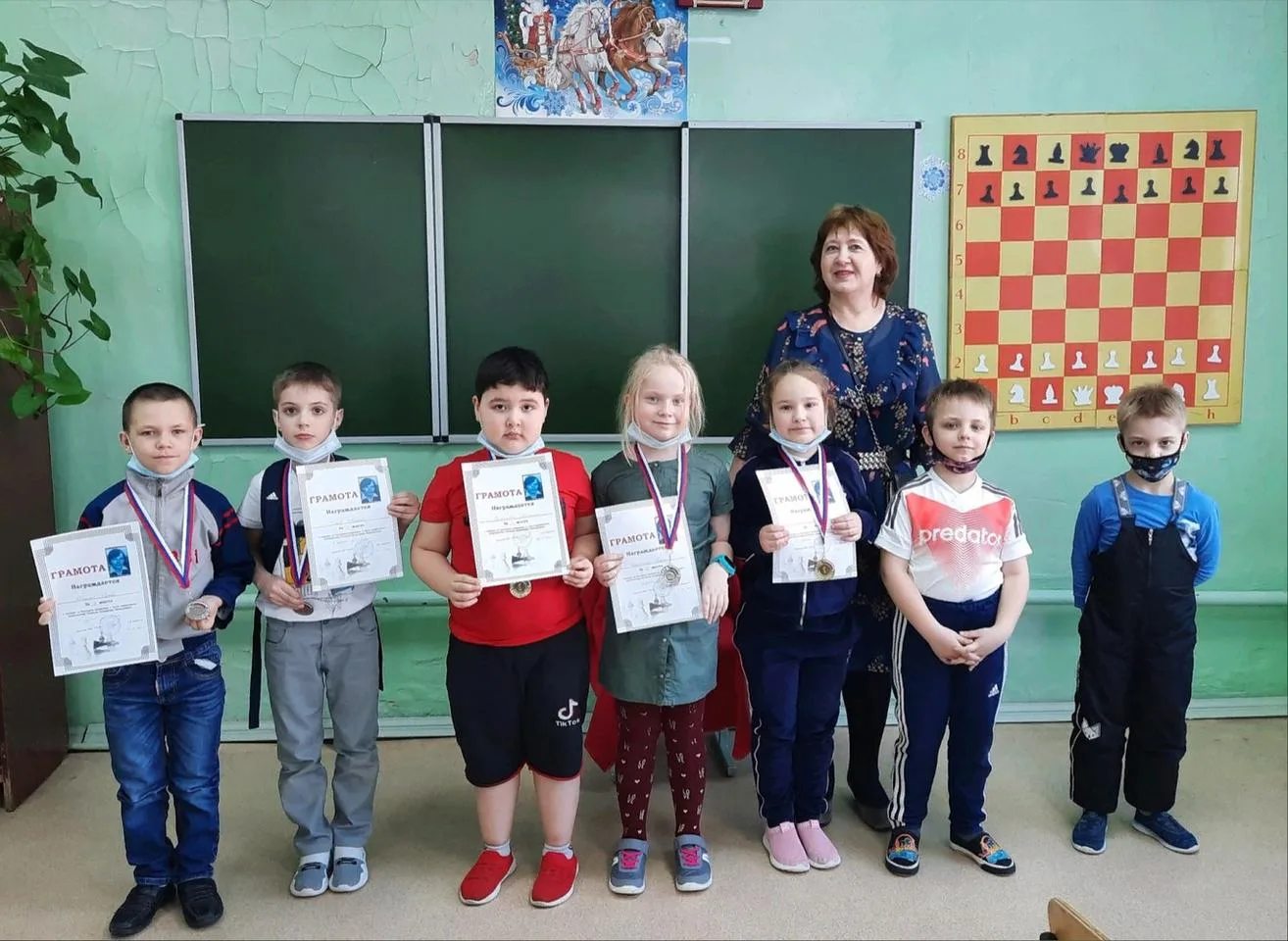 12.03.2021 г. МАУ ДО ДЮЦ В-Тагил Межмуниципальный турнир по шахматам (дети до 8 лет), посвящённый памяти трёхкратного Чемпиона мира по шахматной композиции В. Рычкова