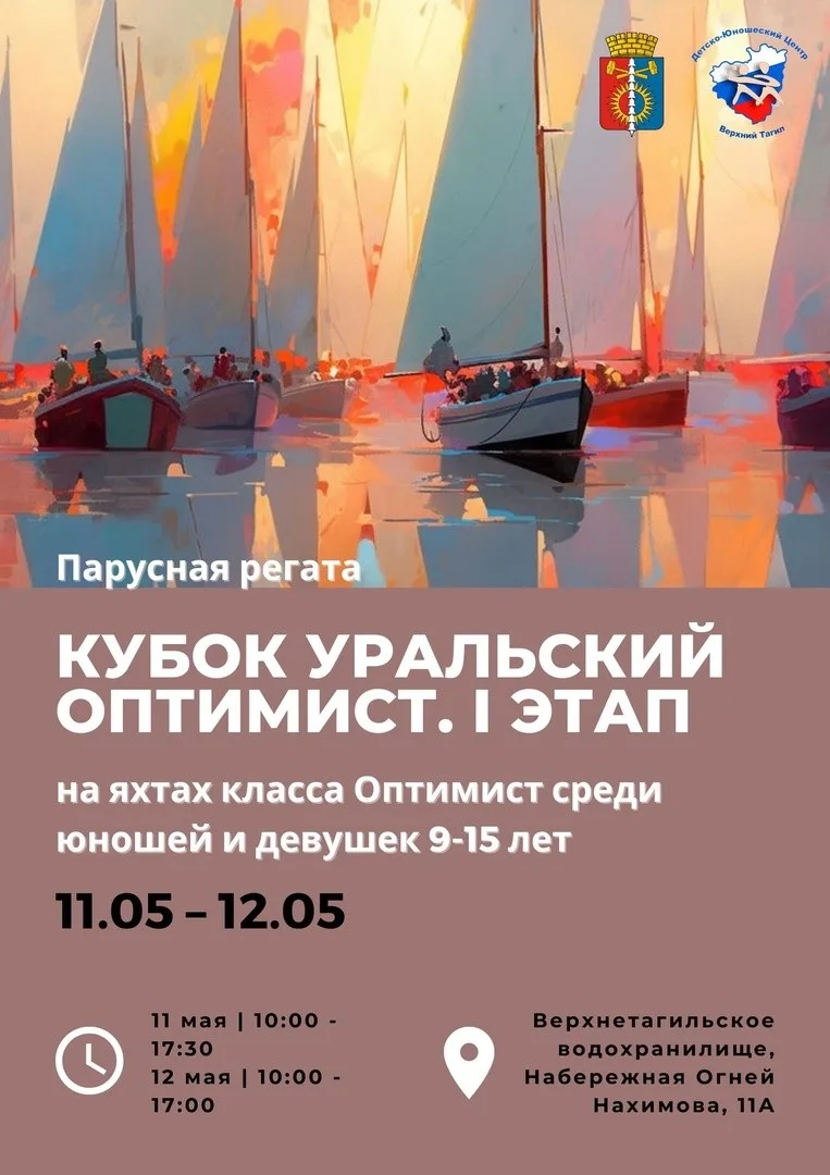 Парусная регата "Кубок уральский оптимист"
